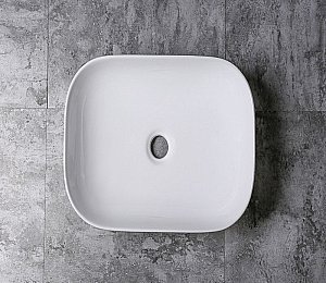 Раковина накладная Ceramalux N 50,5 78104 белая купить в интернет-магазине Sanbest