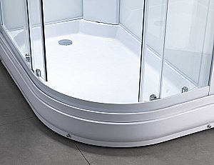 Душевая кабина с гидромассажем Taliente TA-128CW 120х80 стекло прозрачное купить в интернет-магазине Sanbest