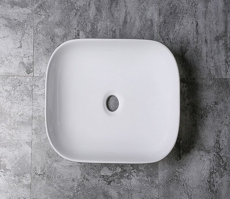 Раковина накладная Ceramalux N 50,5 78104 белая купить в интернет-магазине Sanbest