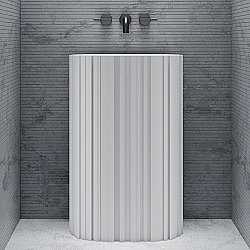 Раковина Abber Stein 58 AS2551-H белая купить в интернет-магазине Sanbest