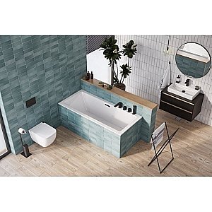 Ванна акриловая Excellent Heaven Slim WAEX.HEV16WHS 160x75 белая купить в интернет-магазине Sanbest