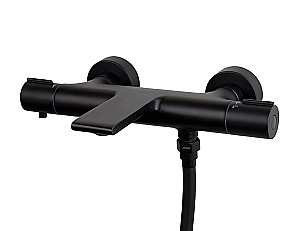 Смеситель для ванны Kaiser Serio 05322-9 черный матовый купить в интернет-магазине сантехники Sanbest