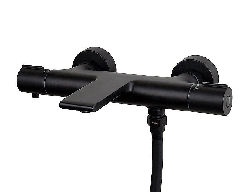 Смеситель для ванны Kaiser Serio 05322-9 черный матовый купить в интернет-магазине сантехники Sanbest