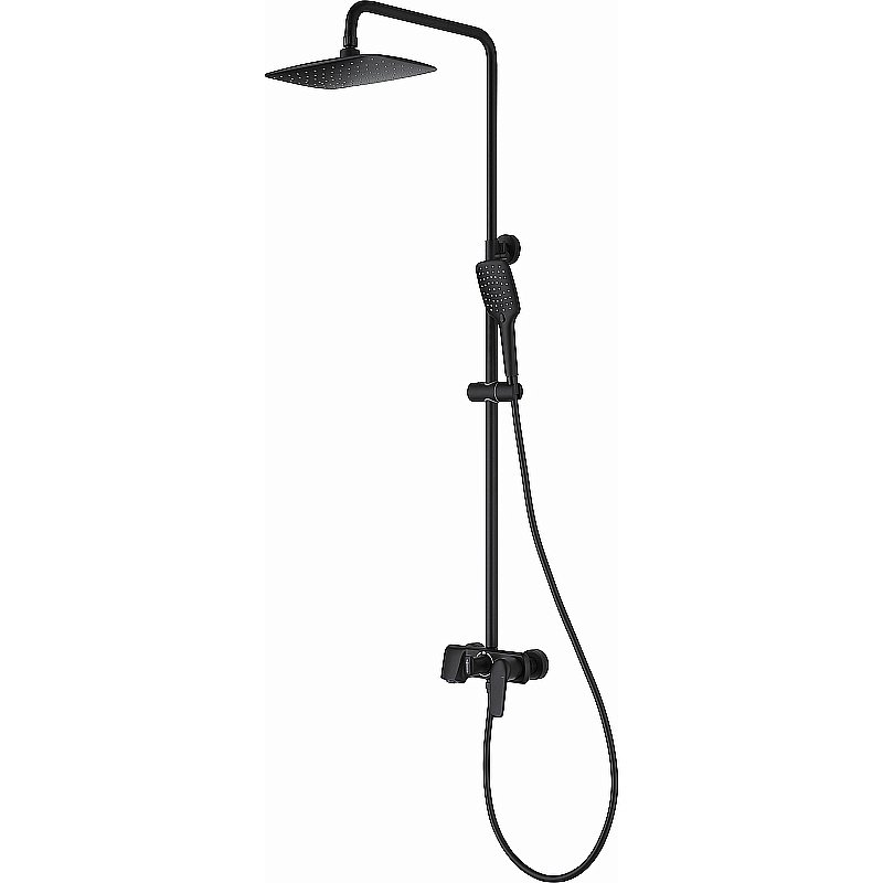 Душевая система Rush Nevis NE1735-40Black черная матовая купить в интернет-магазине сантехники Sanbest