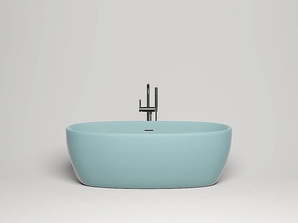 Ванна Salini LUCE Up&Down S-Stone Solix 169х87 100121MF RAL матовая купить в интернет-магазине Sanbest