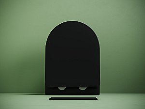 Унитаз подвесной Ceramica Nova UnoCN11001TMB черный матовый, с крышкой микролифт, безободковый, слив-торнадо купить в интернет-магазине Sanbest