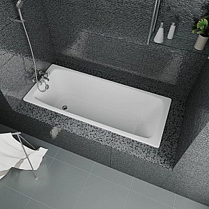 Ванна чугунная Delice BIOVE Comfort DLR220509-AS 170x75 белая купить в интернет-магазине Sanbest