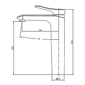 Смеситель для раковины Kaiser Sena 74111 купить в интернет-магазине сантехники Sanbest