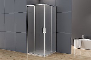 Душевой уголок Vincea Rapid-N 1000/1100x1000/1100 VSS-3RN1111E10MT стекло текстурное/профиль хром купить в интернет-магазине Sanbest