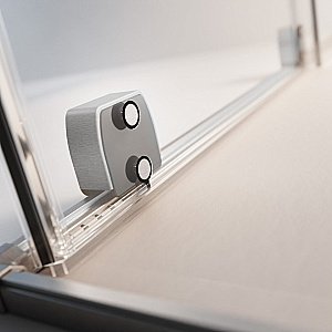 Шторка для ванны Radaway Furo Brushed Nickel PND II 150 стекло прозрачное/профиль брашированный никель купить в интернет-магазине Sanbest