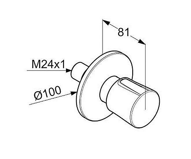 Вентиль Kludi Balance 528150575 купить в интернет-магазине сантехники Sanbest