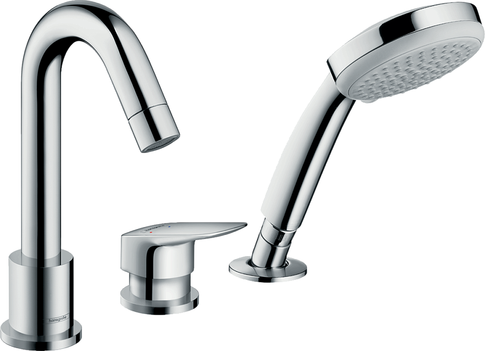 Смеситель для ванны Hansgrohe Logis 71313000 купить в интернет-магазине сантехники Sanbest