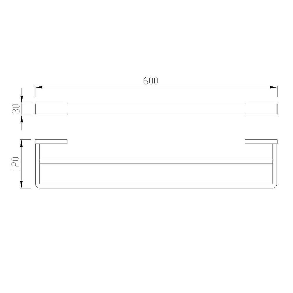 Полотенцедержатель двойной ABBER Westen AA1757SP сатин купить в интернет-магазине сантехники Sanbest
