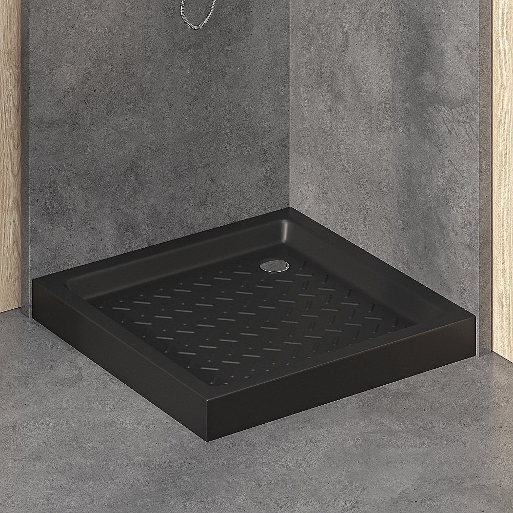 Душевой поддон RGW CER B 19170199-04 90х90 черный купить в интернет-магазине Sanbest