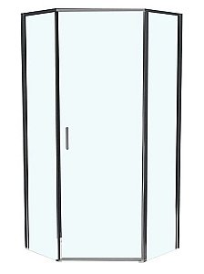 Душевой уголок BelBagno UNO-195-P-1-80-C-Cr 80х80 стекло прозрачное/профиль хром купить в интернет-магазине Sanbest