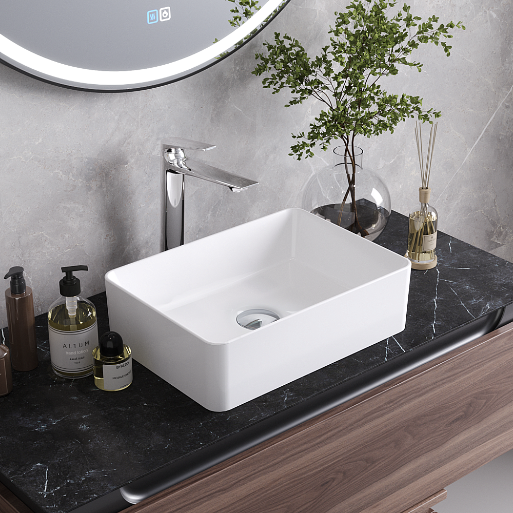 Раковина Cezares 41 CZR-6596 белая купить в интернет-магазине Sanbest