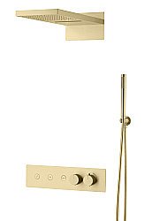 Душевая система Boheme FUSION 131-MG матовое золото купить в интернет-магазине сантехники Sanbest