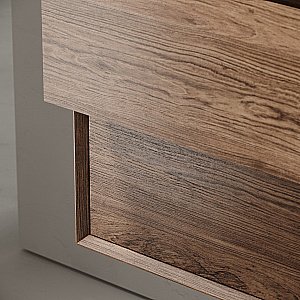 Тумба с раковиной Sancos Marmi 2.0 MR2.080ECH дуб чарльстон для ванной в интернет-магазине Sanbest