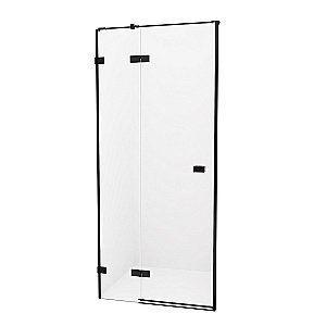 Душевая дверь NEW TRENDY AVEXA BLACK 130 стекло прозрачное/профиль черный купить в интернет-магазине Sanbest