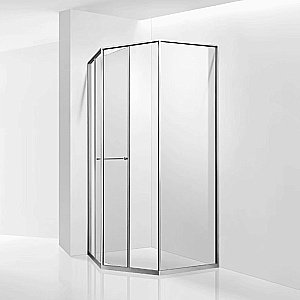 Душевой уголок RGW Stilvoll SV-82 100х100 стекло прозрачное/профиль хром купить в интернет-магазине Sanbest