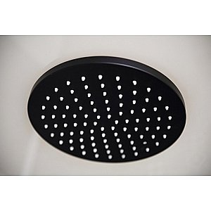 Душевая кабина Esbano Elegancia ESB-1180CKR 110x80 стекло прозрачное/профиль черный купить в интернет-магазине Sanbest