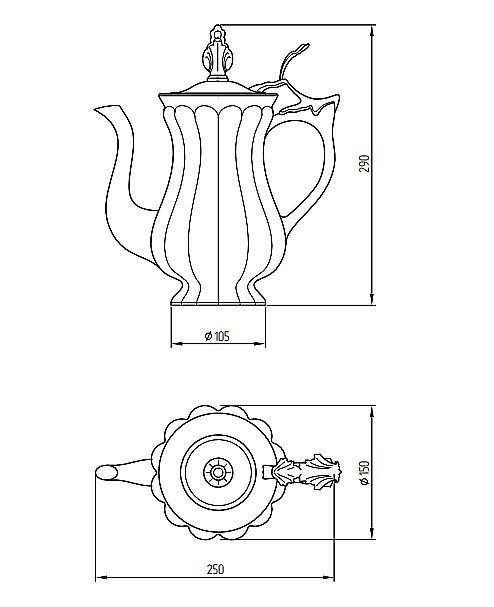 Кувшин Migliore Olivia 24923 белый/золото купить в интернет-магазине сантехники Sanbest
