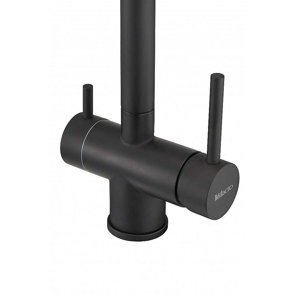 Смеситель для кухни Milacio Ultra MCU.554.TB черный купить в интернет-магазине сантехники Sanbest