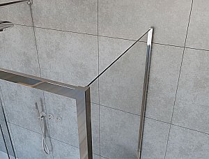 Душевой уголок Vincea Garda VSR-1G29017CLG 170x90 профиль брашированное золото/стекло прозрачное купить в интернет-магазине Sanbest