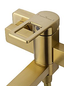 Смеситель для ванны с душем WONZON & WOGHAND FRAME, Брашированное золото (WW-88639010- BG) купить в интернет-магазине сантехники Sanbest
