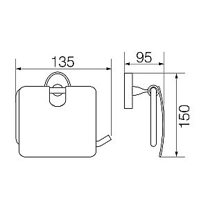 Держатель туалетной бумаги Veragio Bonjour VR.BNR-7881.CR купить в интернет-магазине сантехники Sanbest
