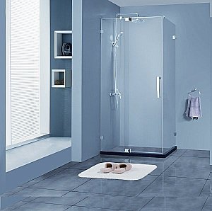 Душевой уголок Bravat VEGA BS120.3111A 80х120 стекло прозрачное/профиль хром купить в интернет-магазине Sanbest