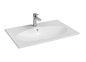 Раковина ISVEA SistemaX Clear 80 10SX50080SV белая купить в интернет-магазине Sanbest