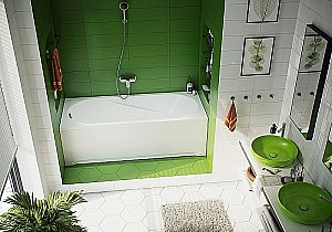 Ванна Aquatek Либерти 160х70 BER160-0000001 белая купить в интернет-магазине Sanbest