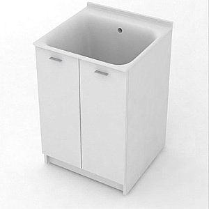 Тумба с раковиной постирочная Kerasan Aquadom 65 для ванной в интернет-магазине Sanbest