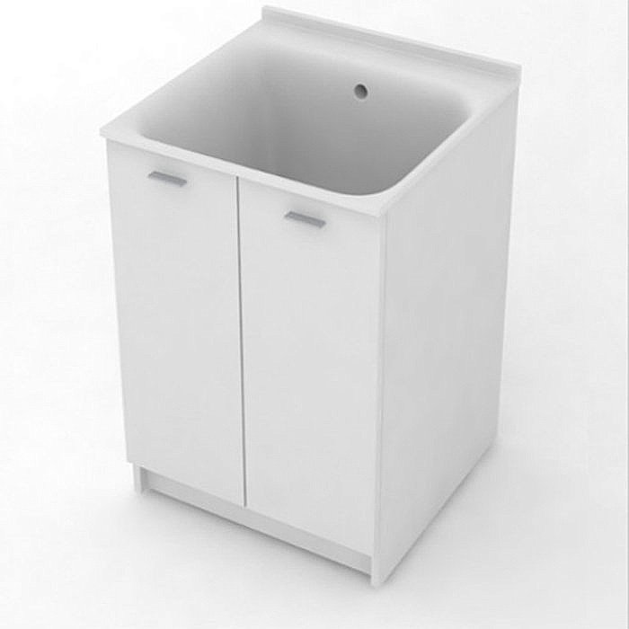 Тумба с раковиной постирочная Kerasan Aquadom 65 для ванной в интернет-магазине Sanbest