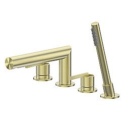 Смеситель для ванны Abber Perfekte 316 AF8A13BG брашированное золото купить в интернет-магазине сантехники Sanbest