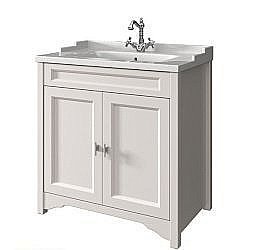 Тумба с раковиной Caprigo Preston 80 серая для ванной в интернет-магазине Sanbest