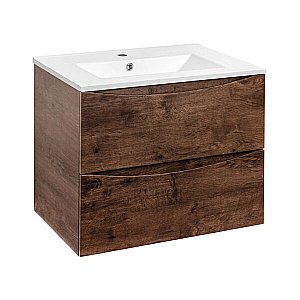 Тумба с раковиной Vincea Mia 700 R.Wood для ванной в интернет-магазине Sanbest