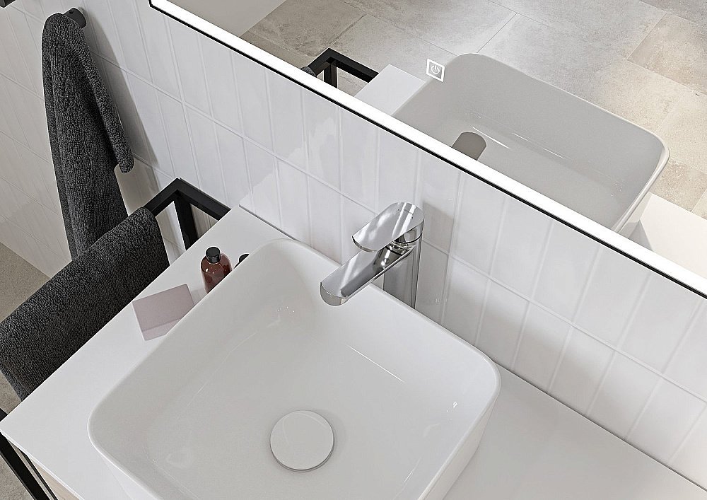 Смеситель для раковины Cersanit FLAVIS 63038 купить в интернет-магазине сантехники Sanbest