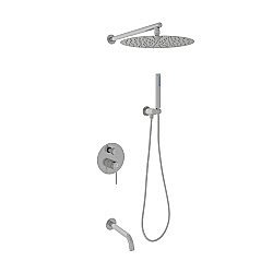 Душевая система Oliveeka Y OL-88939017-BN никель брашированный купить в интернет-магазине сантехники Sanbest