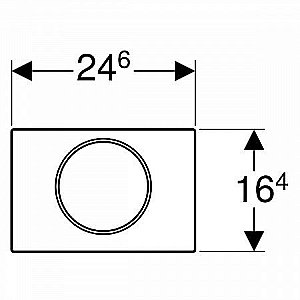 Кнопка для инсталляции Geberit Sigma 10 115.758.JT.5 купить в интернет-магазине сантехники Sanbest