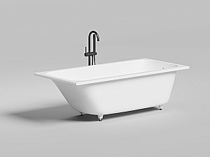 Ванна Salini Orlanda S-Stone 170х80 102026MF RAL матовая купить в интернет-магазине Sanbest