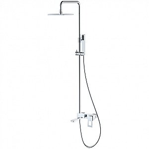 Душевая система Boheme Q 148-CRCR хром/ручка хром прямая купить в интернет-магазине сантехники Sanbest