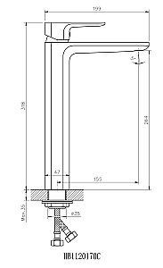 Смеситель для раковины Koller Pool Trend TR0200XL хром купить в интернет-магазине сантехники Sanbest