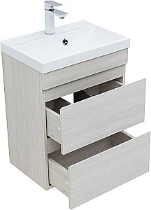 Тумба с раковиной Aquanet Нота New 334202 50 дуб холден для ванной в интернет-магазине Sanbest