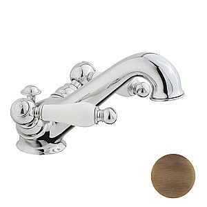 Смеситель для раковины Cisal ARCANA TOSCANA TS00051027 бронза купить в интернет-магазине сантехники Sanbest