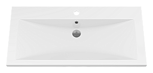 Тумба с раковиной Misty Алиса 100 Э-Али01100-0112Я белая для ванной в интернет-магазине Sanbest