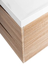 Тумба с раковиной Belbagno MARINO 70 подвесная Rovere Bianco для ванной в интернет-магазине Sanbest