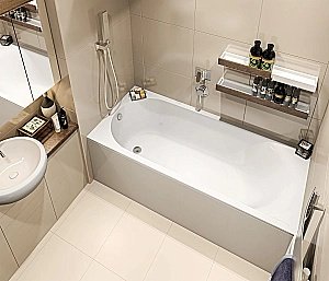 Ванна из литьевого мрамора BAS Афина ВА00020 170х75 купить в интернет-магазине Sanbest