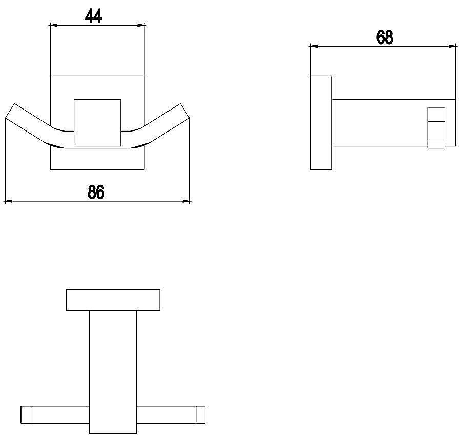 Крючок Timo Selene 17012/17 купить в интернет-магазине сантехники Sanbest